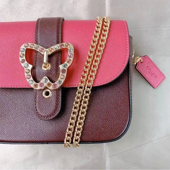Coach Gemma Crossbody in Colorblock with Butterfly - Picture 2 of 6